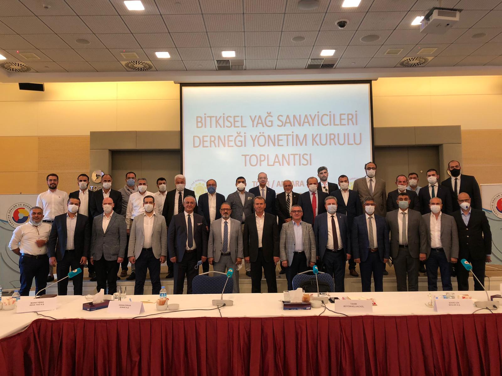 Derneğimiz Genişletilmiş Yönetim Kurulu Toplantısı, Türkiye Odalar ve Borsalar Birliği Sosyal Tesislerinde yapıldı.