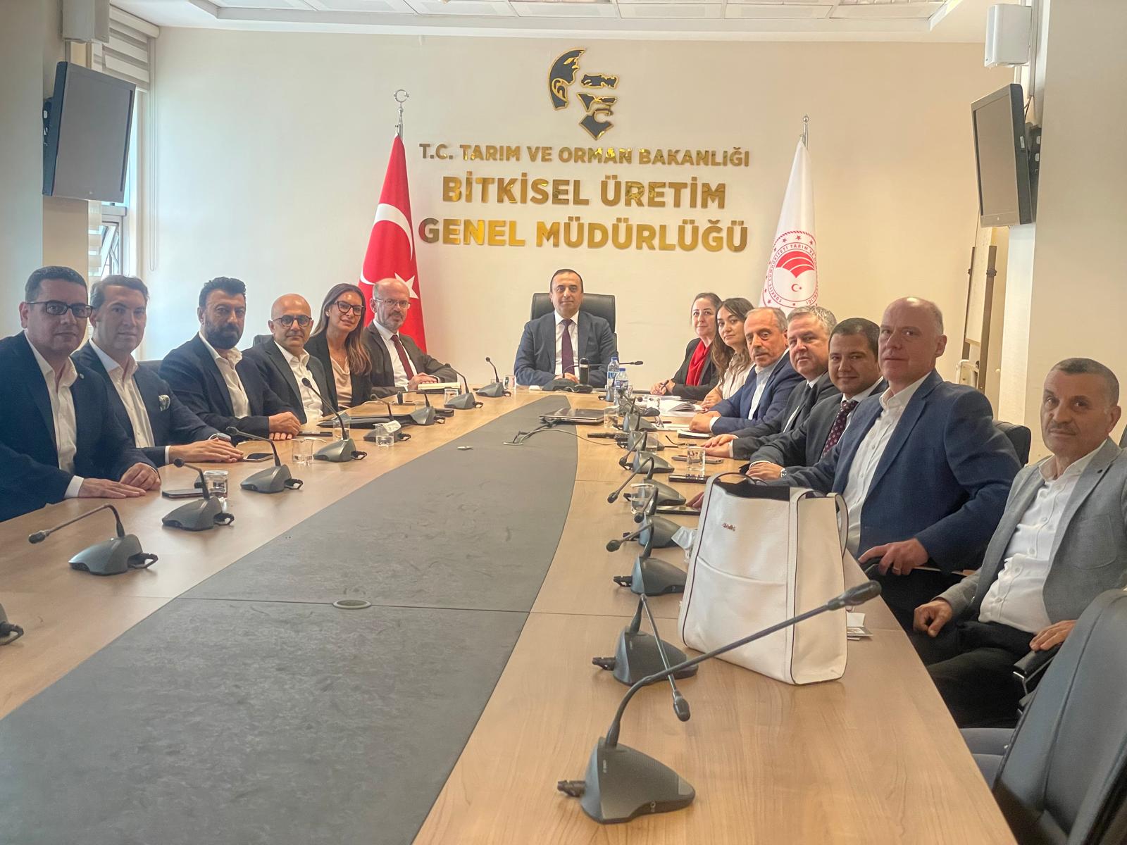THALAT GENEL MÜDÜRÜ SAYIN MEHMET AZGIN VE BTKSEL ÜRETM GENEL MÜDÜRÜ SAYIN UUR ERDEM' ZYARET ETTK
